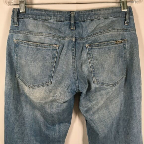 The Roadster Life Co. Jeans Womens Sz 26 Light Capri Distressed Boyfriend Fit - Picture 5 of 10